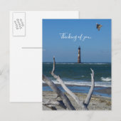 灯台考える観光はがき ポストカード (正面/裏面)