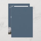 灯台航海のなテーマの結婚RSVPカード 出欠カード (正面/裏面)