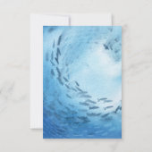 灯台航海の波結婚披露宴 招待状 (裏面)