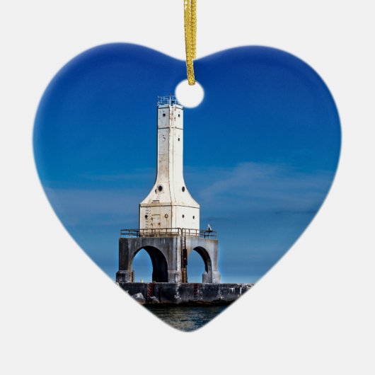 灯台青 セラミックオーナメント (正面)