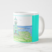 灯台3、ジャンボマグカップ ジャンボコーヒーマグカップ (正面右)