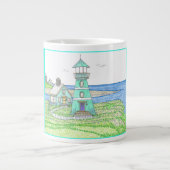 灯台3、ジャンボマグカップ ジャンボコーヒーマグカップ (正面)