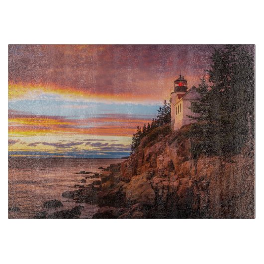 灯台 |アカディア国立公園メイン カッティングボード (正面)