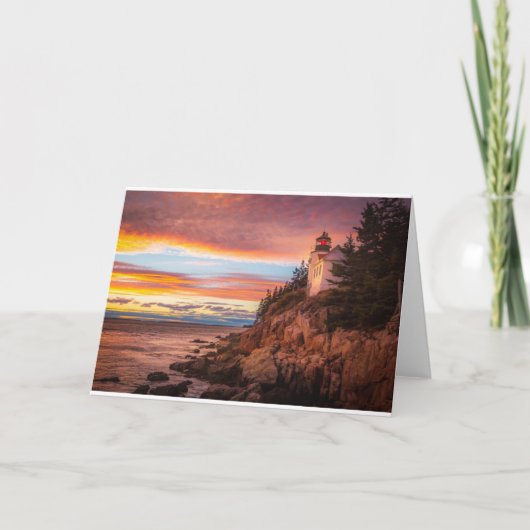 灯台 |アカディア国立公園メイン カード (正面)