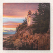 灯台 |アカディア国立公園メイン ガラスコースター (正面)