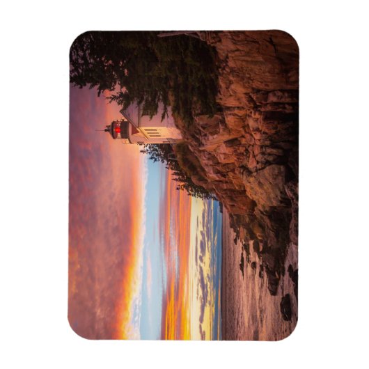 灯台 |アカディア国立公園メイン マグネット (縦)