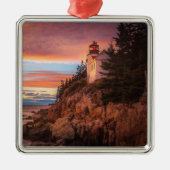 灯台 |アカディア国立公園メイン メタルオーナメント (正面)