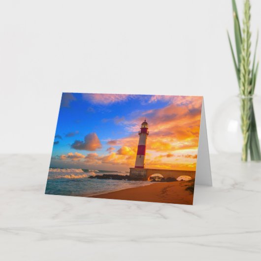 灯台 |イタプアンブラジルライトハウス カード (正面)