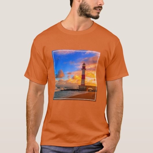 灯台 |イタプアンブラジルライトハウス Tシャツ (正面)