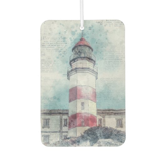 灯台 カーエアーフレッシュナー (正面)