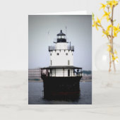 灯台 カード (黄色い花)