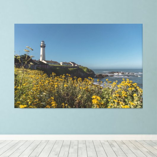 灯台 キャンバスプリント (インサイチュ (ウッドフロア))