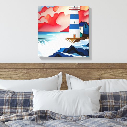 灯台 キャンバスプリント (インサイチュ (寝室))