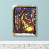 灯台 キャンバスプリント (インサイチュ (ウッドフロア))