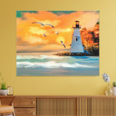 灯台 キャンバスプリント (インサイチュ (リビング))