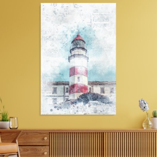 灯台 キャンバスプリント (インサイチュ (リビング))