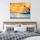 灯台 キャンバスプリント (インサイチュ (寝室))