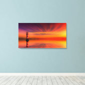 灯台 キャンバスプリント (インサイチュ (ウッドフロア))