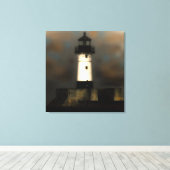 灯台 キャンバスプリント (インサイチュ (ウッドフロア))