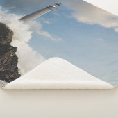 灯台 |クラッシュ波のある灯台 シェルパブランケット (3/4)