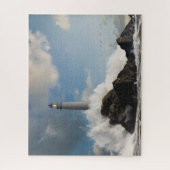 灯台 |クラッシュ波のある灯台 ジグソーパズル (縦)