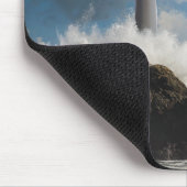 灯台 |クラッシュ波のある灯台 マウスパッド (コーナー)