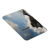 灯台 |クラッシュ波のある灯台 マグネット (右側)