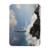 灯台 |クラッシュ波のある灯台 マグネット (縦)