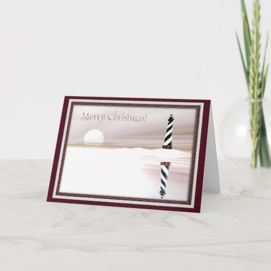 灯台、クリスマス シーズンカード (正面)