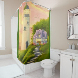 灯台 シャワーカーテン