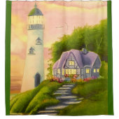 灯台 シャワーカーテン (正面)