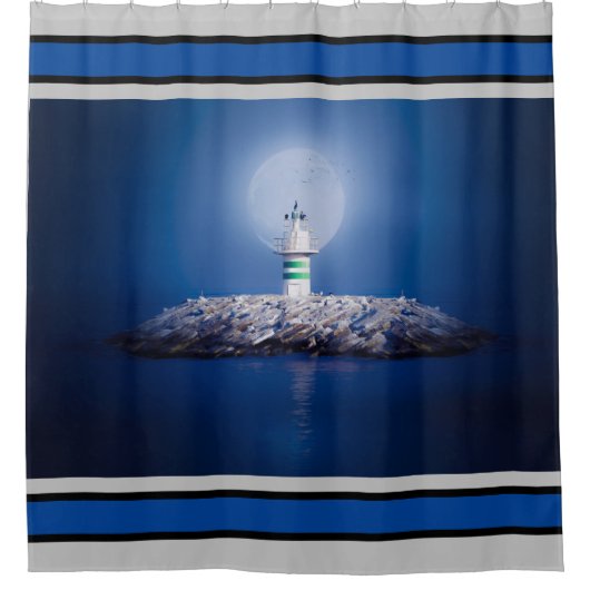 灯台 シャワーカーテン (正面)