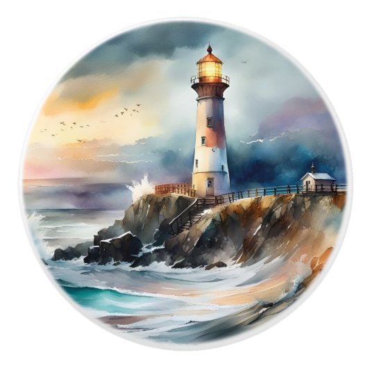 灯台 セラミックノブ (正面)