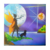 灯台 タイル (正面)