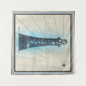 灯台 タペストリー (正面(横))