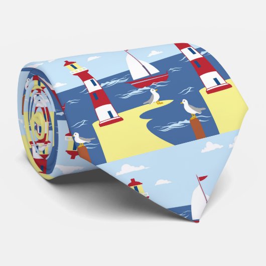 灯台 ネクタイ (ロール)