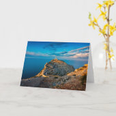 灯台 |バリ島，スペイン カード (黄色い花)