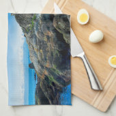 灯台 |ビクトリアハーバーバンクーバー島 キッチンタオル (四つ折り)