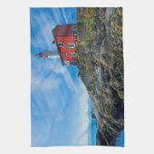 灯台 |ビクトリアハーバーバンクーバー島 キッチンタオル (縦)