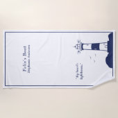 灯台 ビーチタオル (正面)