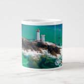 灯台 |フィニセールブレスト・ブレターニュ灯台 ジャンボコーヒーマグカップ (正面)