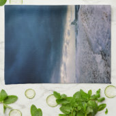 灯台 |フランクフォートライトハウスミシガン湖 キッチンタオル (折り畳み)