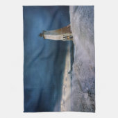 灯台 |フランクフォートライトハウスミシガン湖 キッチンタオル (縦)