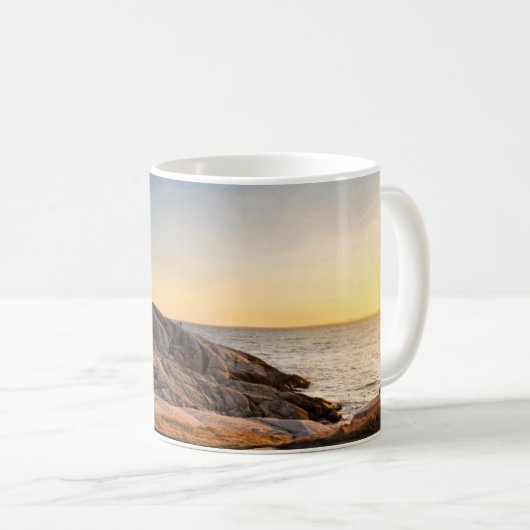 灯台 |ペギーズコーブノバスコシア コーヒーマグカップ (正面右)