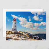 灯台 |ペギーズコーブノバスコシア サンキューカード (正面/裏面)