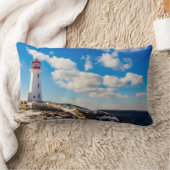 灯台 |ペギーズコーブノバスコシア ランバークッション (ブランケット)