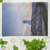 灯台 |ペギーズコーブライトハウスノバスコシア キッチンタオル (折り畳み)