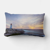灯台 |ペギーズコーブライトハウスノバスコシア ランバークッション (正面)