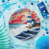 灯台 ペーパープレート (パーティー)