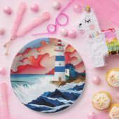 灯台 ペーパープレート (パーティー)